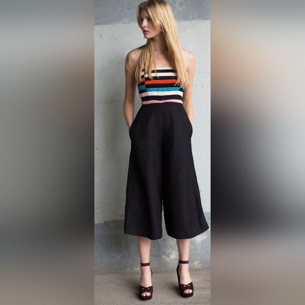 Mara Hoffman Linen Wide Leg Jumpsuit